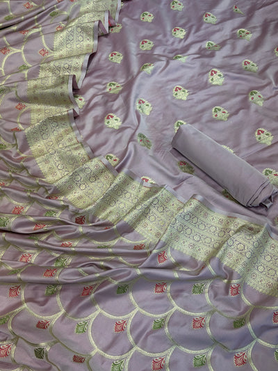 Beautiful Banarasi Mashru silk suit i