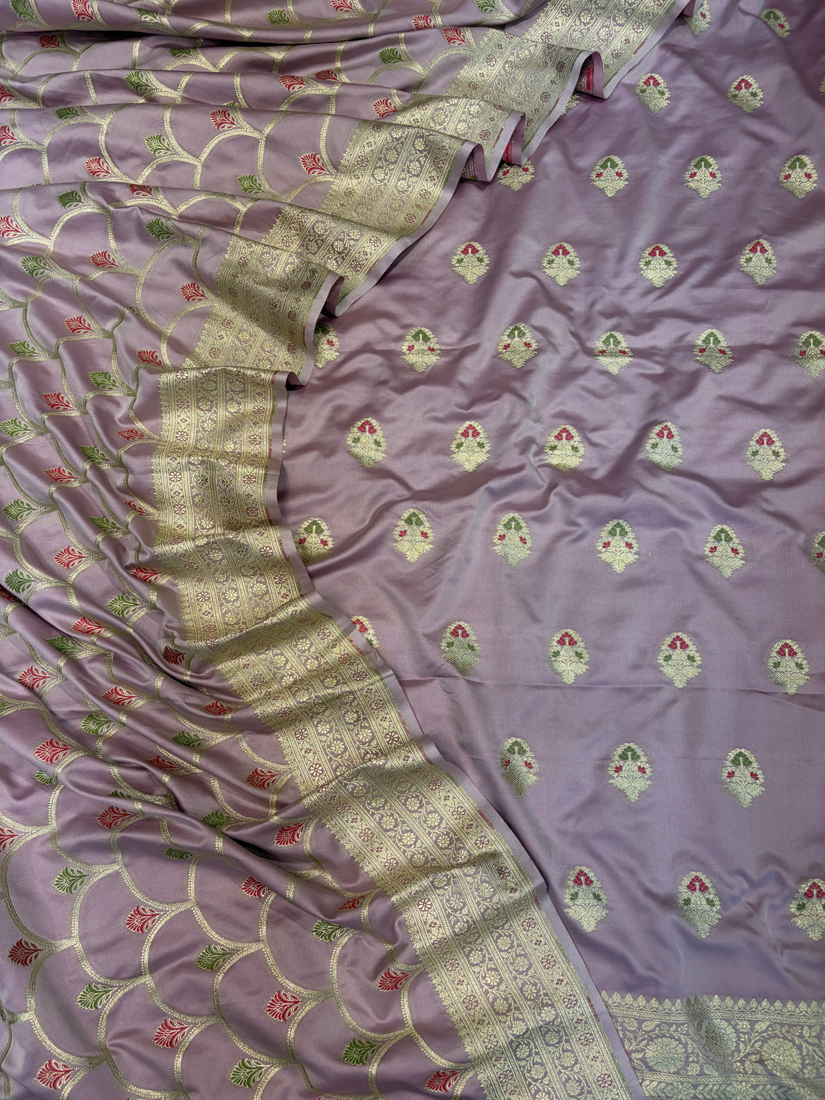 Beautiful Banarasi Mashru silk suit i