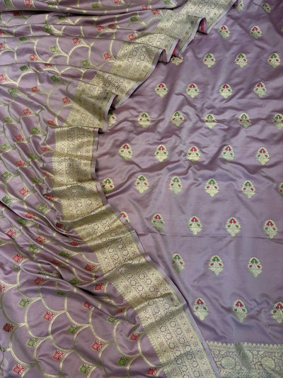 Beautiful Banarasi Mashru silk suit i