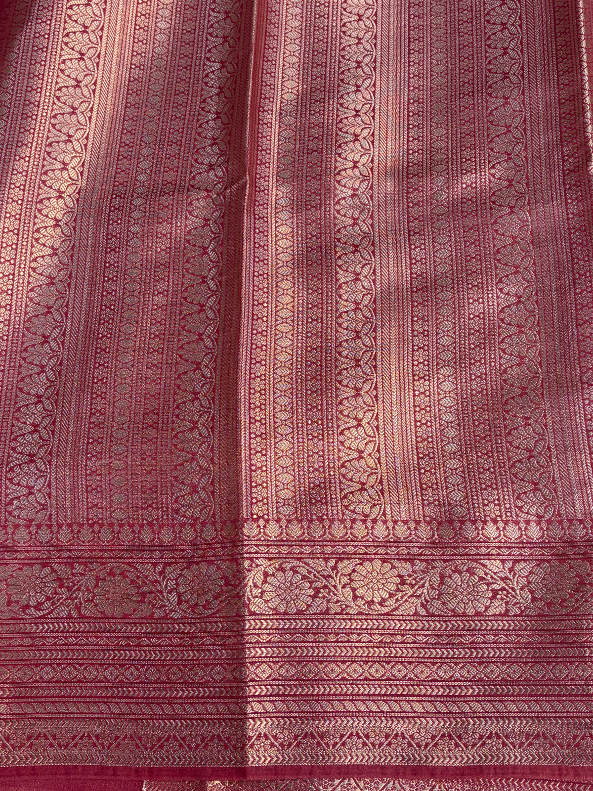 Banarasi soft katan silk saree in Rani pink colour