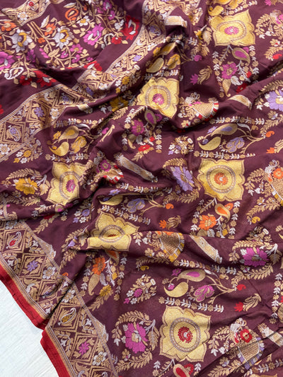 Beautiful pure premium cotton jamdani saree