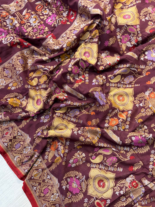 Beautiful pure premium cotton jamdani saree
