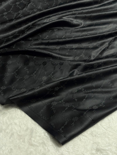 Beautiful Mashru silk saree in black colour
