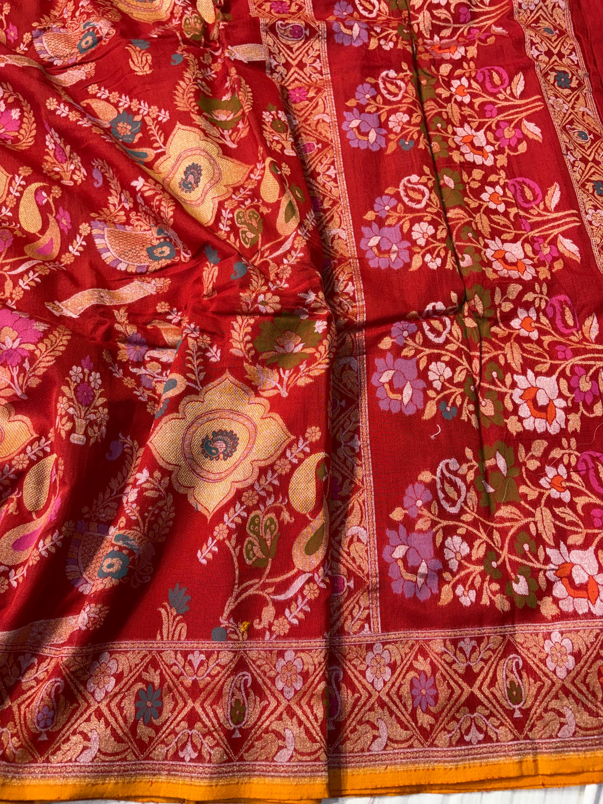 Beautiful pure premium cotton jamdani saree