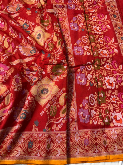 Beautiful pure premium cotton jamdani saree