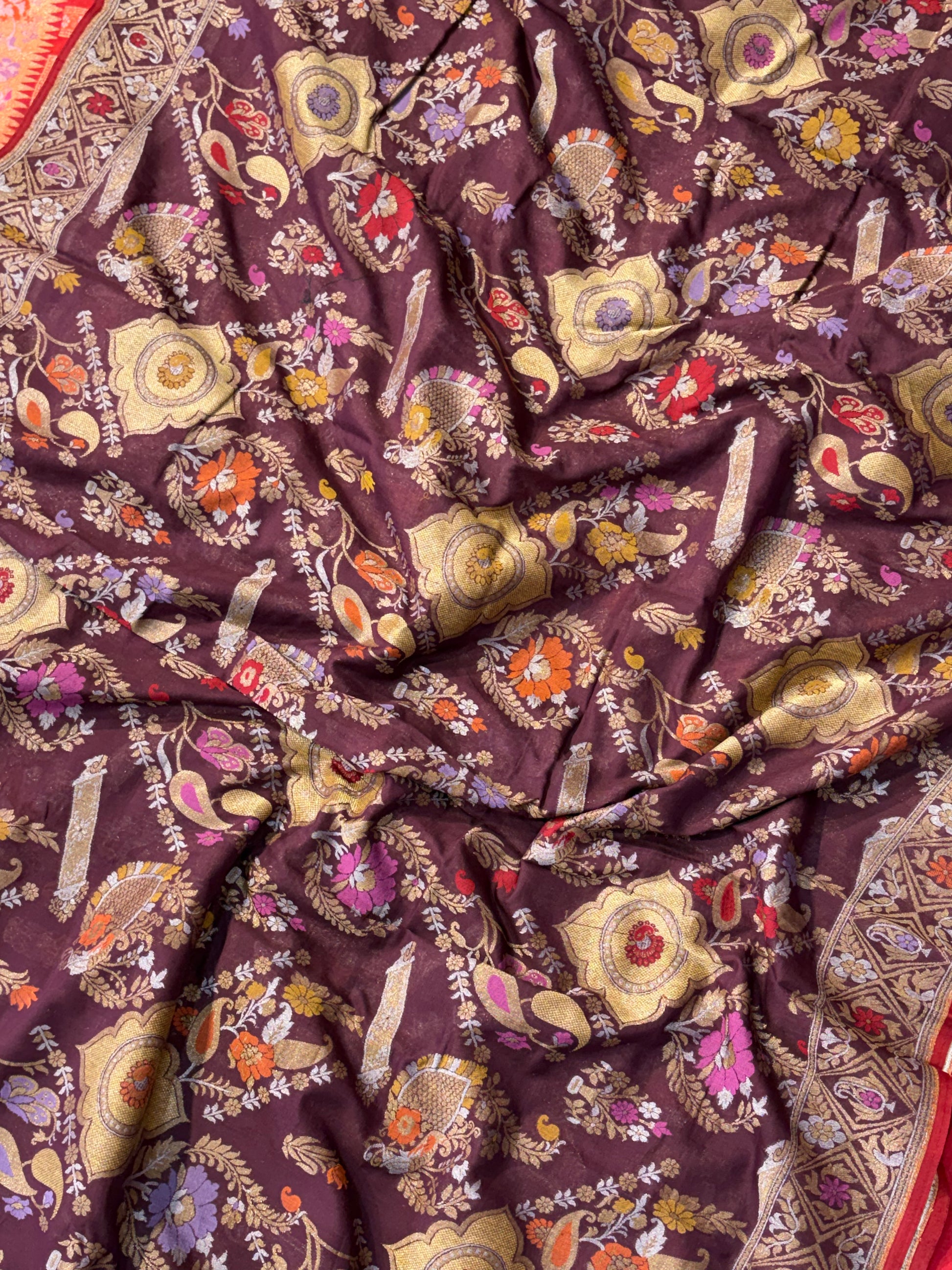 Beautiful pure premium cotton jamdani saree