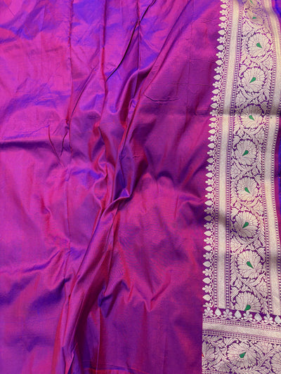 Beautiful Premium katan silk saree in dark wine colour