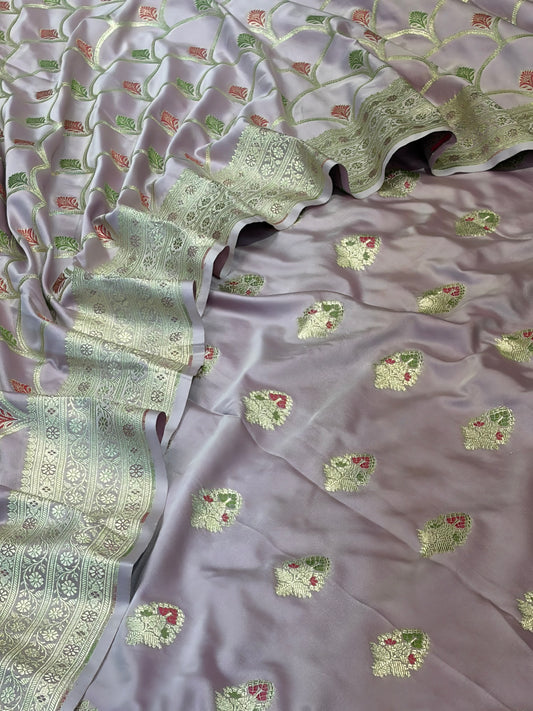 Beautiful Banarasi Mashru silk suit i
