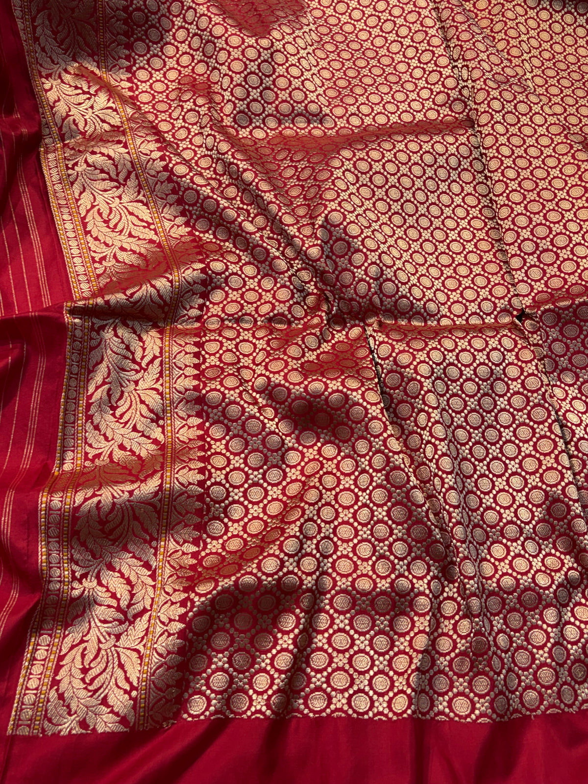 Handwoven pure katan silk saree