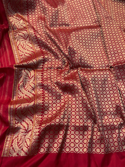 Handwoven pure katan silk saree