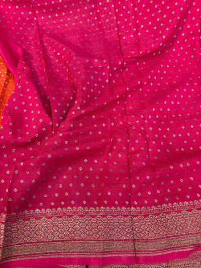Beautiful Banarasi crepe silk saree