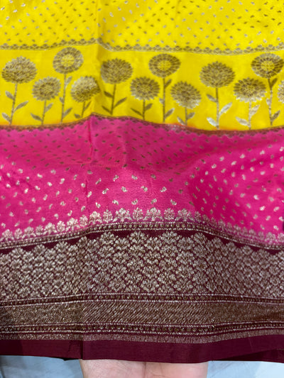 Beautiful Banarasi crepe silk saree
