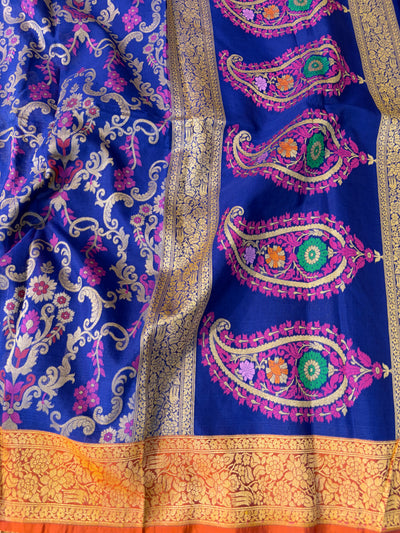 Beautiful pure premium kora jamdani saree