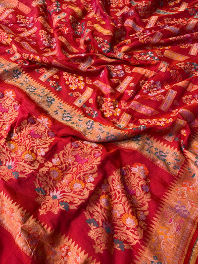 Beautiful pure premium cotton jamdani saree