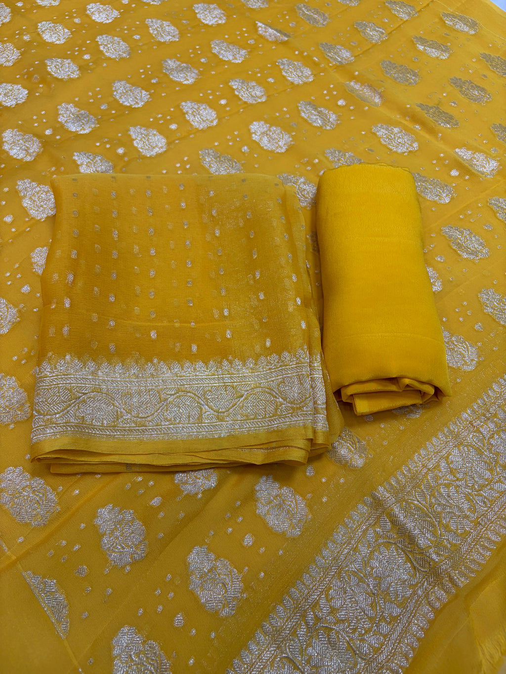 Pure Khaddi Chiffon Suit Set