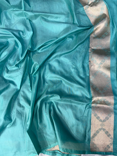 Handwoven pure Katan silk saree