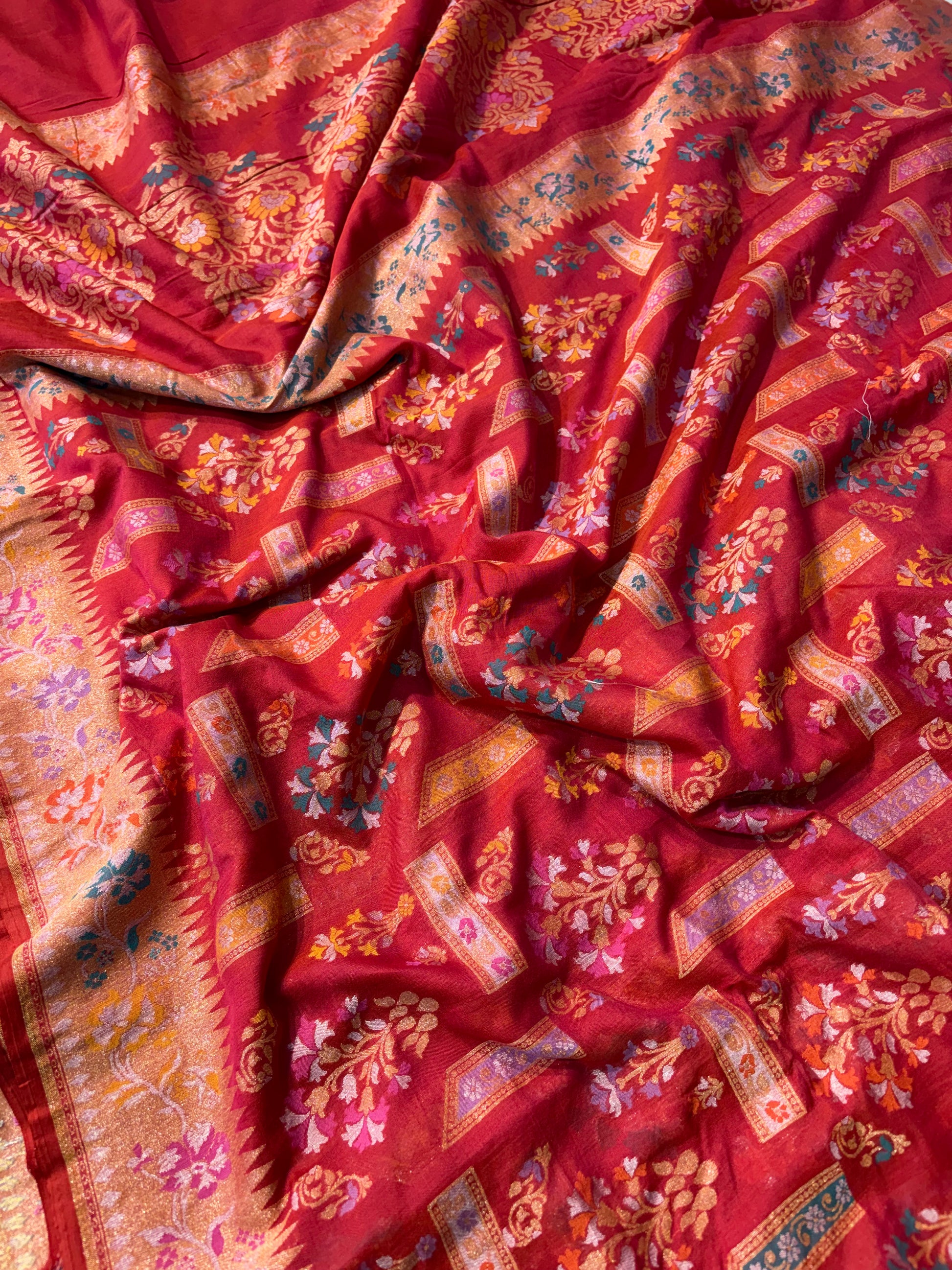 Beautiful pure premium cotton jamdani saree