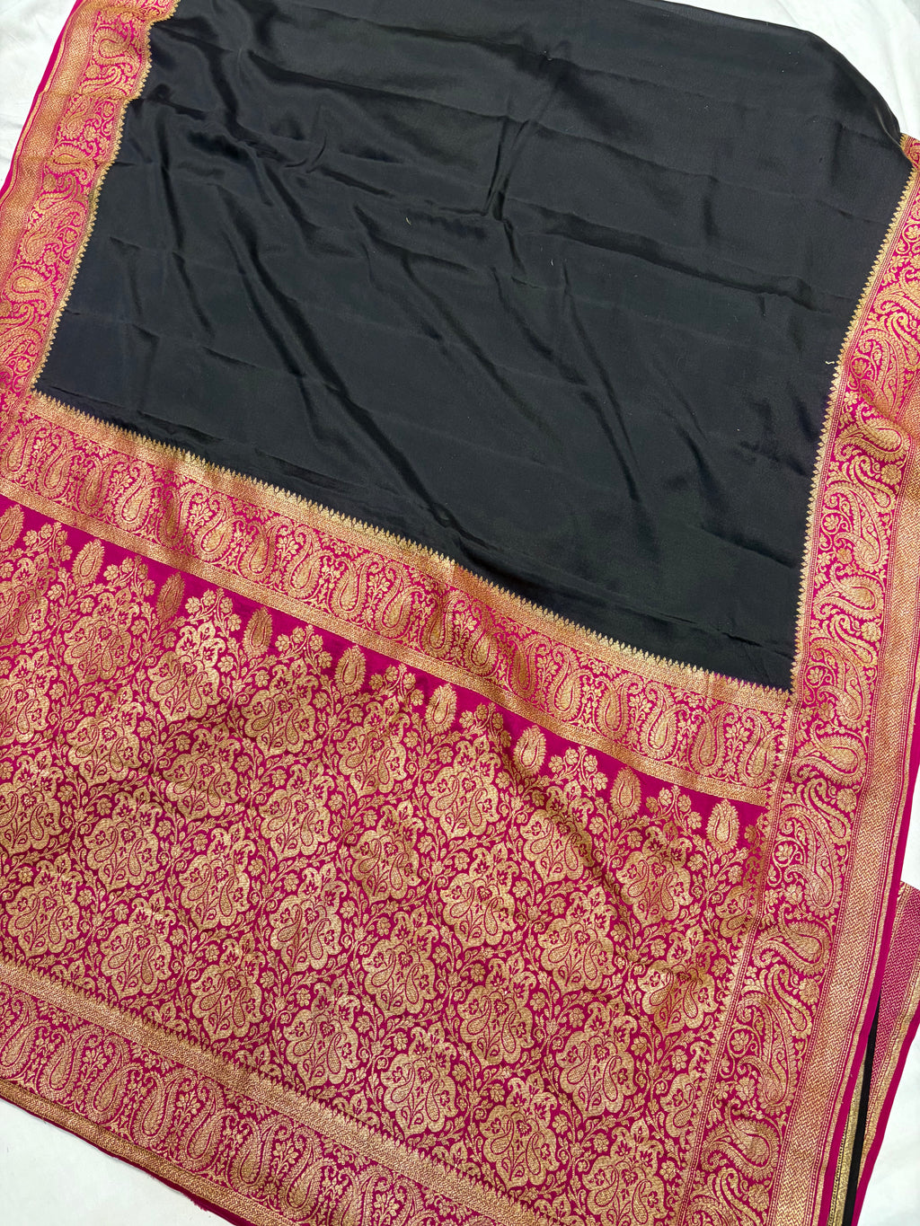 Banarasi pure crepe saree