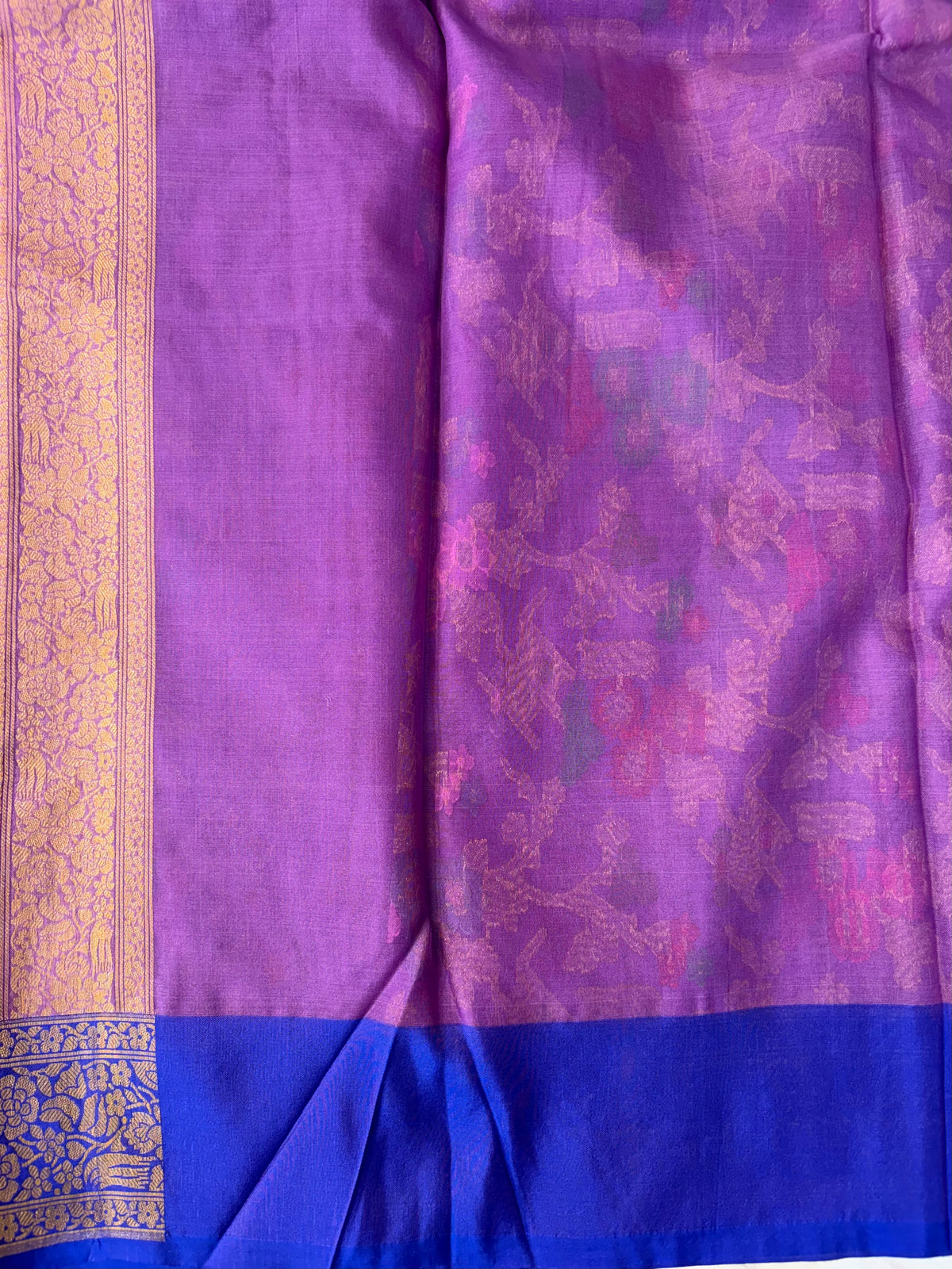 Beautiful pure premium kora jamdani saree