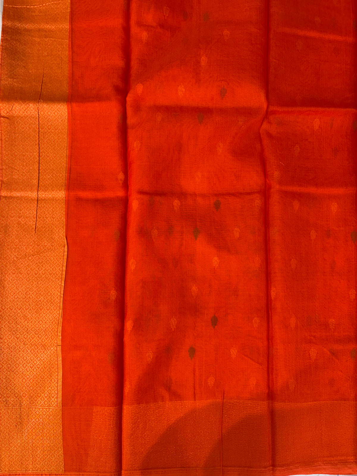Beautiful pure premium kora jamdani saree