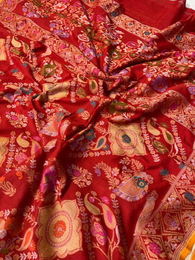 Beautiful pure premium cotton jamdani saree
