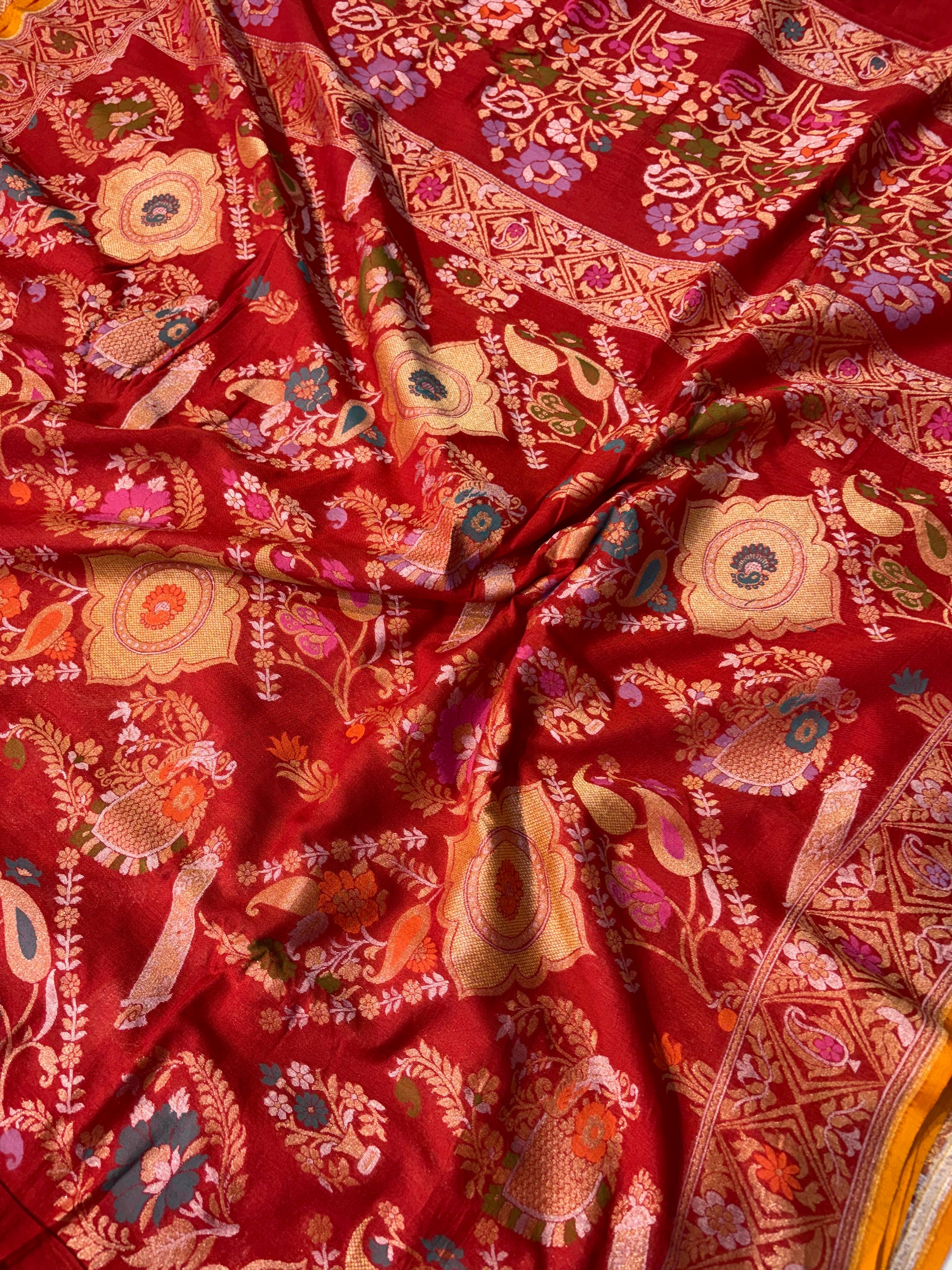 Beautiful pure premium cotton jamdani saree