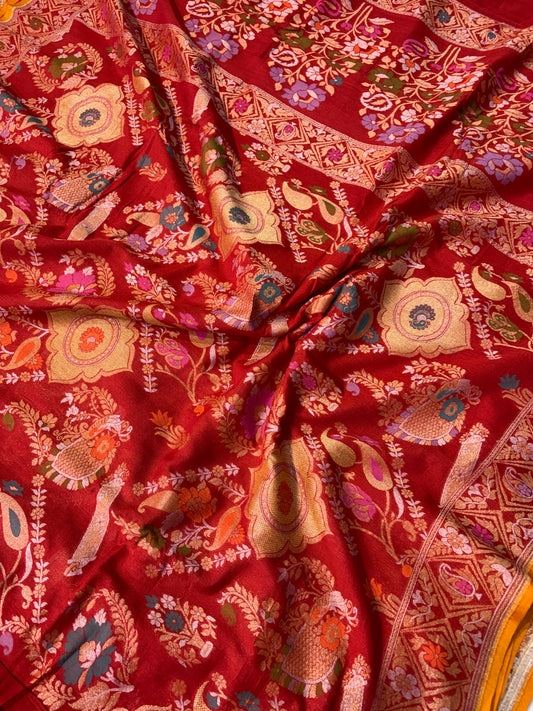 Beautiful pure premium cotton jamdani saree