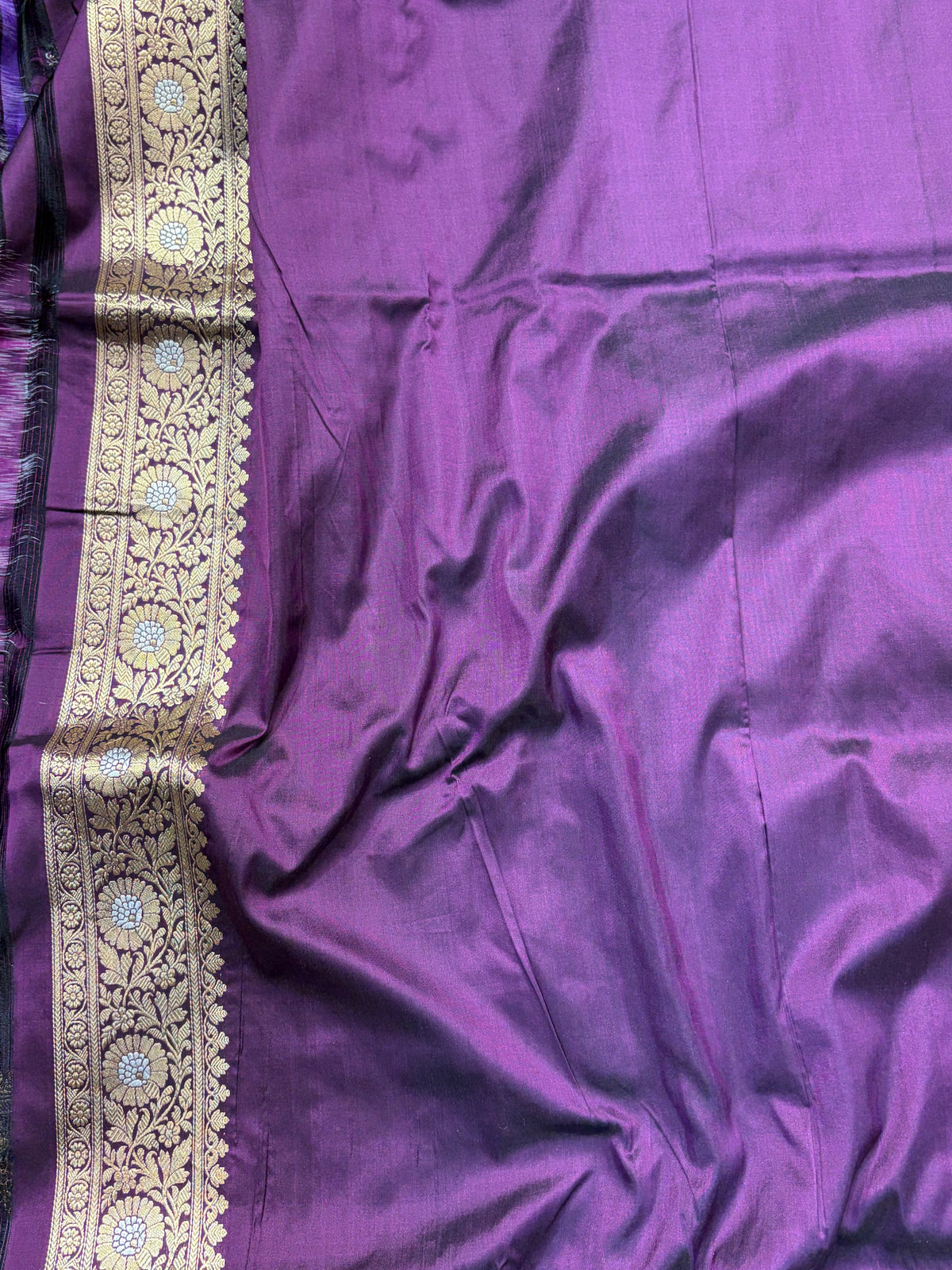 Handwoven pure katan silk saree
