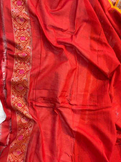 Beautiful pure premium cotton jamdani saree
