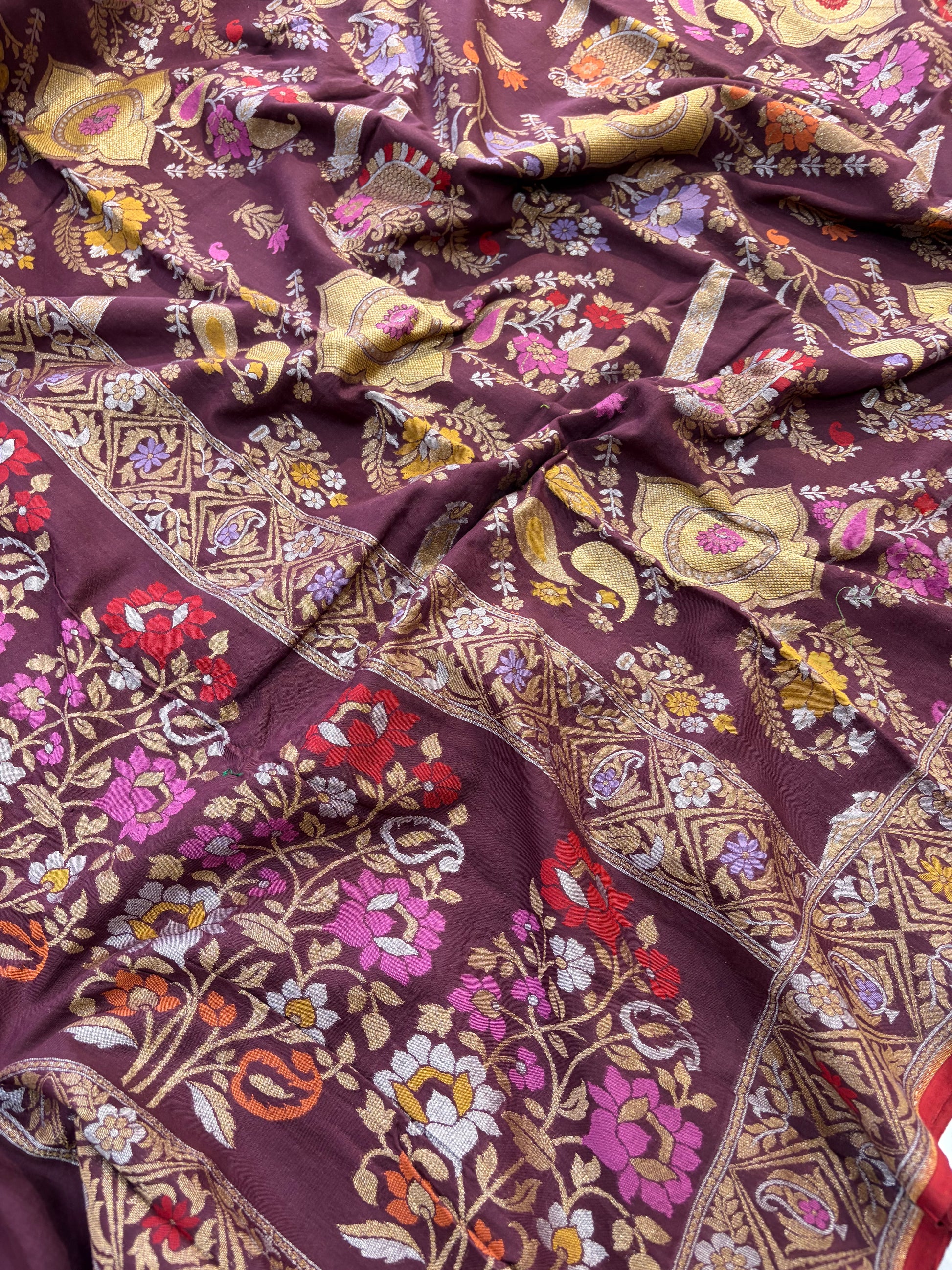 Beautiful pure premium cotton jamdani saree