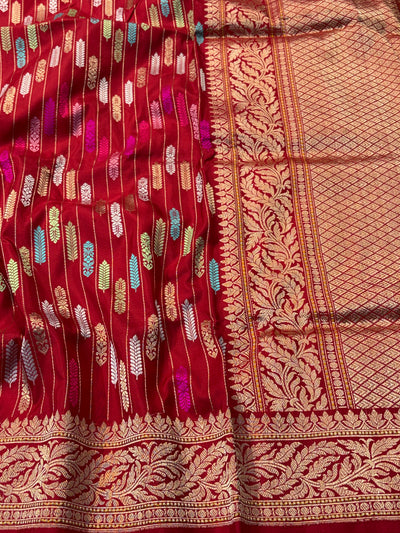 Handwoven pure katan silk saree