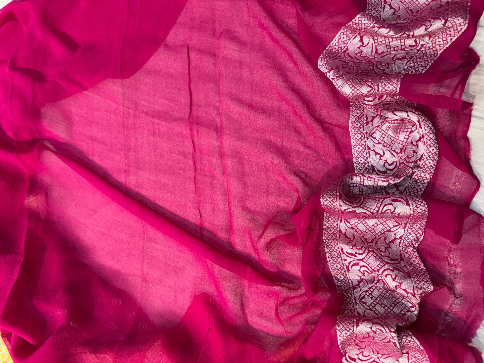 Premium Pure georgette silk sarees in beautiful tripes shades