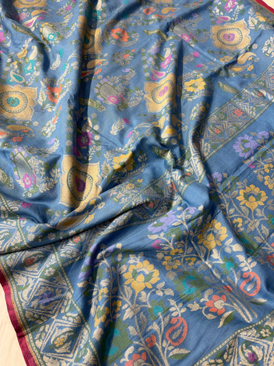 Beautiful pure premium cotton jamdani saree