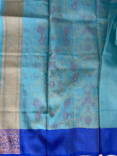 Beautiful pure premium kora jamdani saree