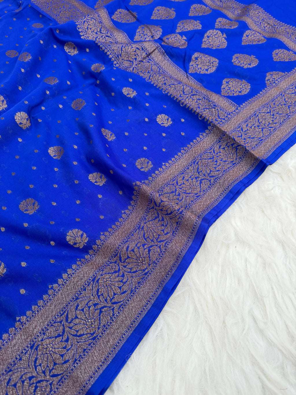 (Copy) (Copy) Banarasi semi georgette silk saree