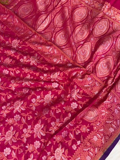 Beautiful pure premium cotton jamdani saree