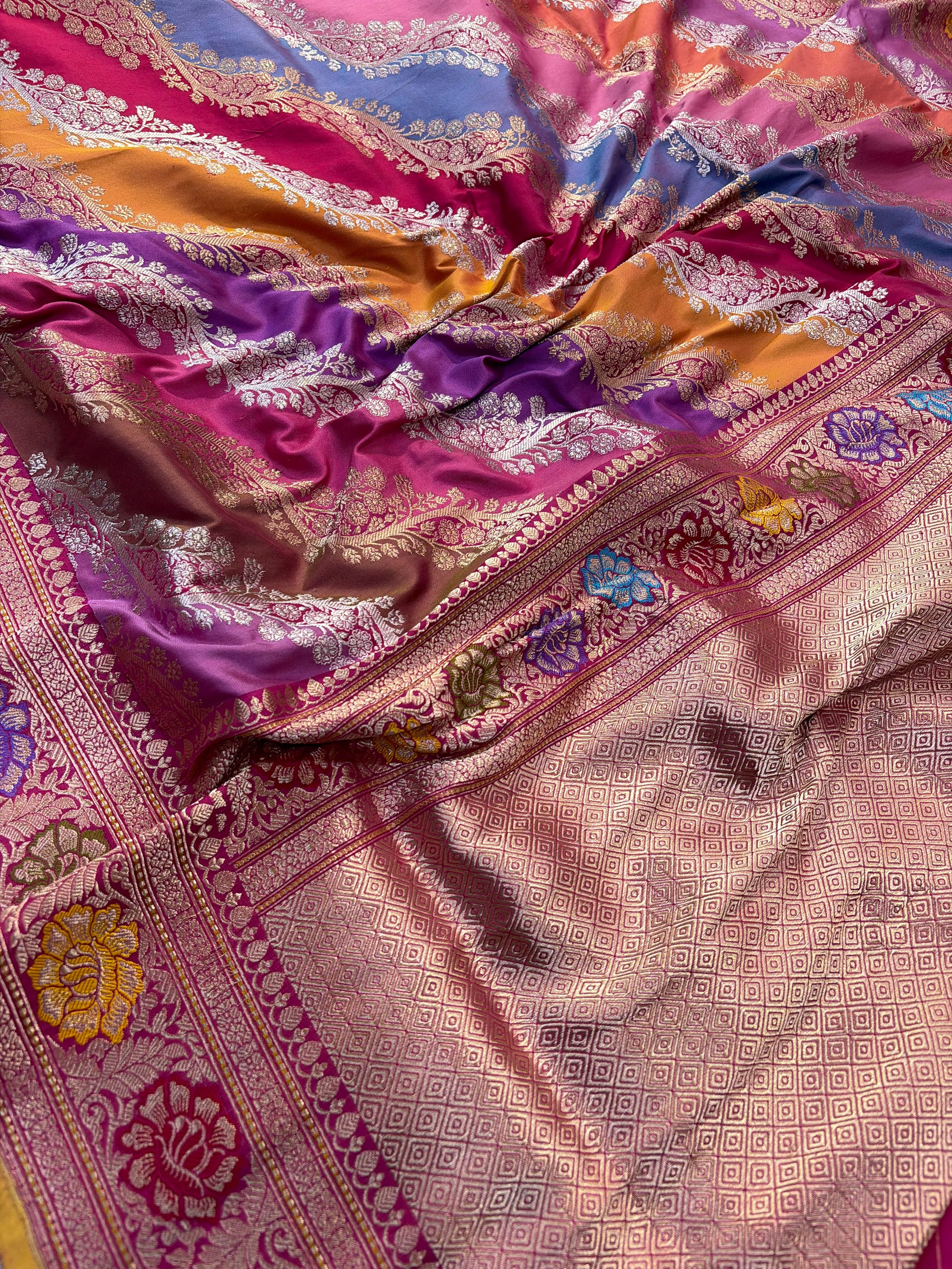 Beautiful Premium pure Rangkat katan silk saree
