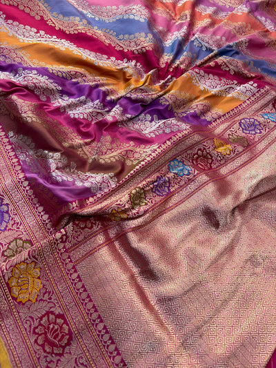 Beautiful Premium pure Rangkat katan silk saree