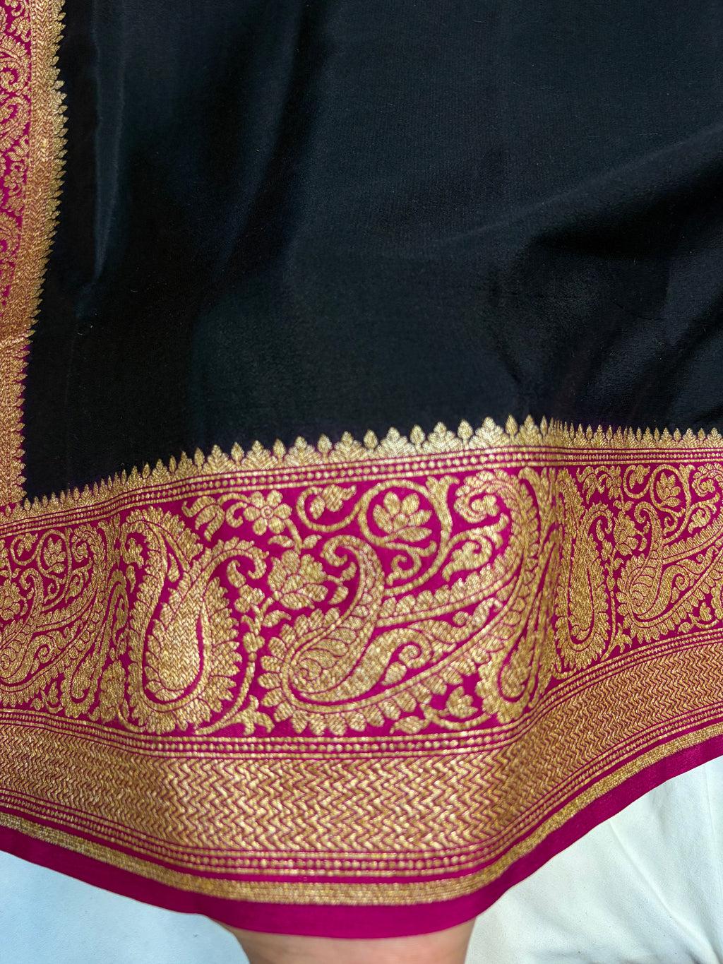 Banarasi pure crepe saree