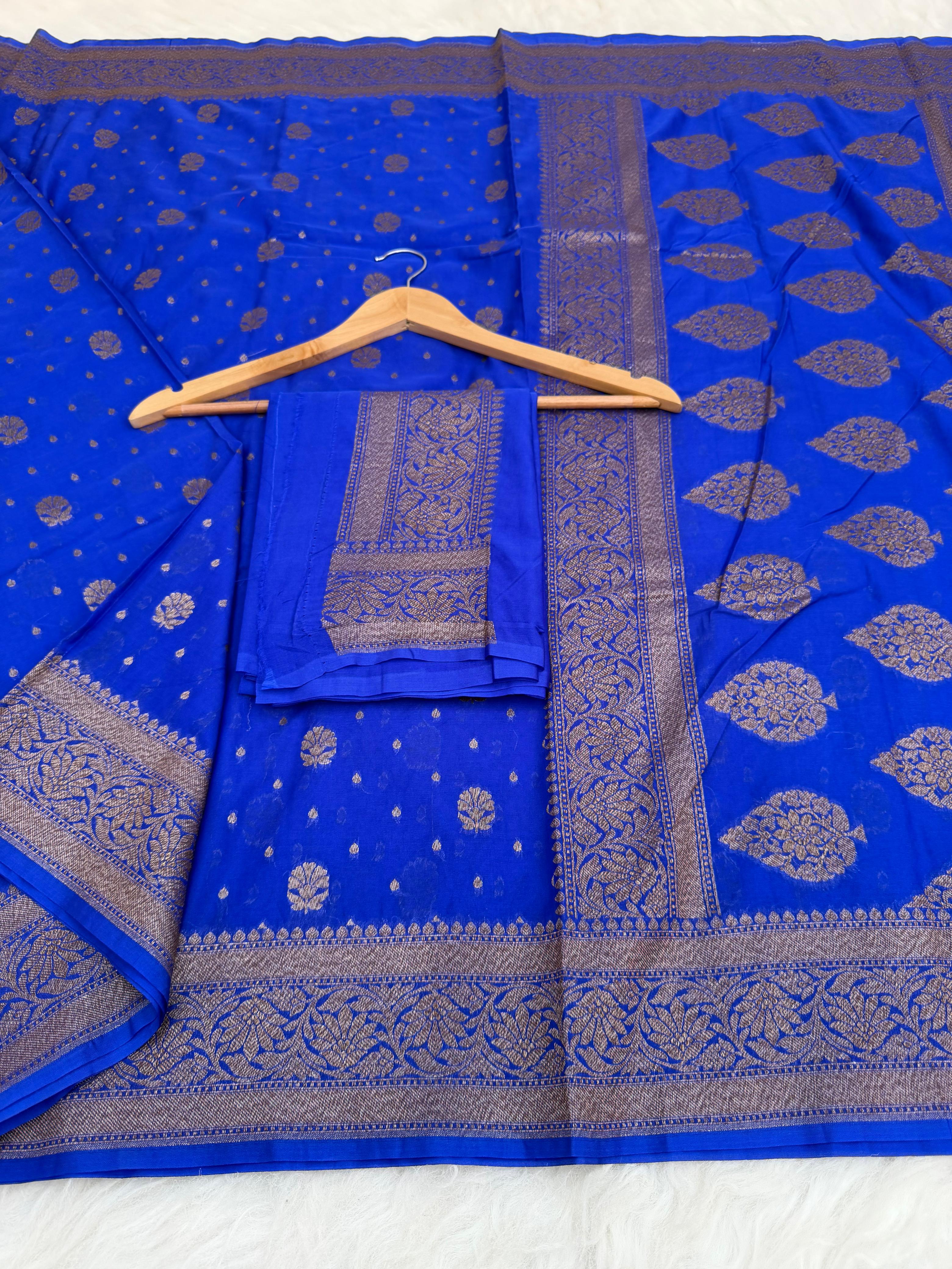 (Copy) (Copy) Banarasi semi georgette silk saree