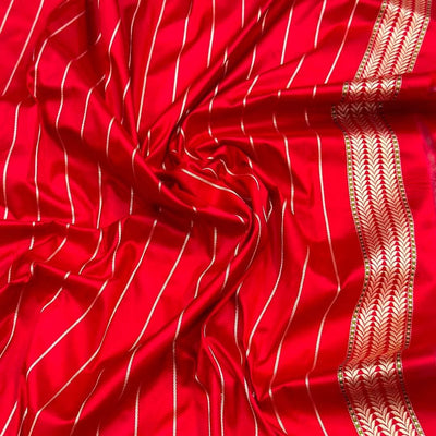 Handwoven pure katan silk saree