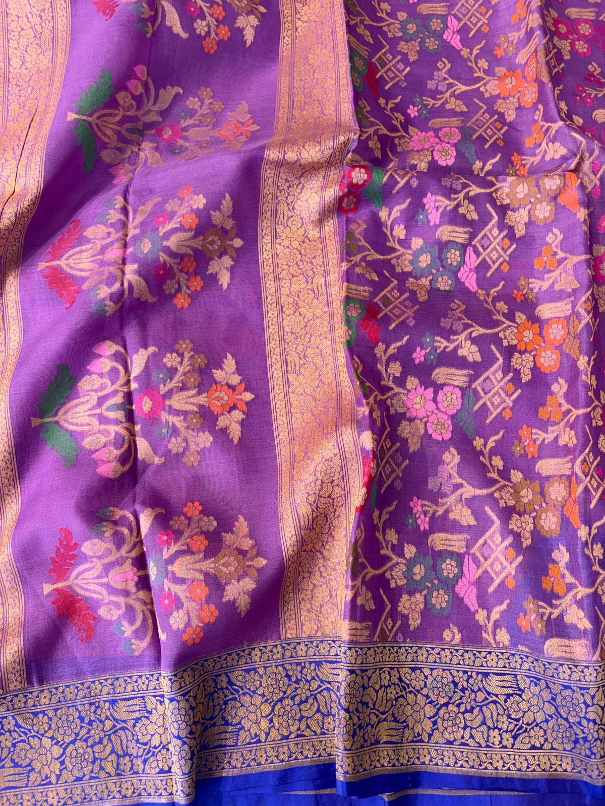 Beautiful pure premium kora jamdani saree