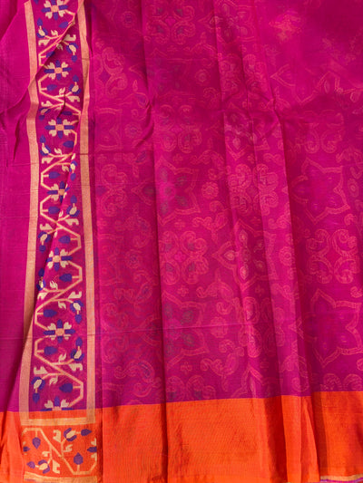 Beautiful pure premium kora jamdani saree