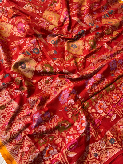 Beautiful pure premium cotton jamdani saree