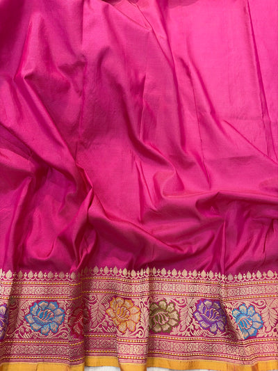Beautiful Premium pure Rangkat katan silk saree