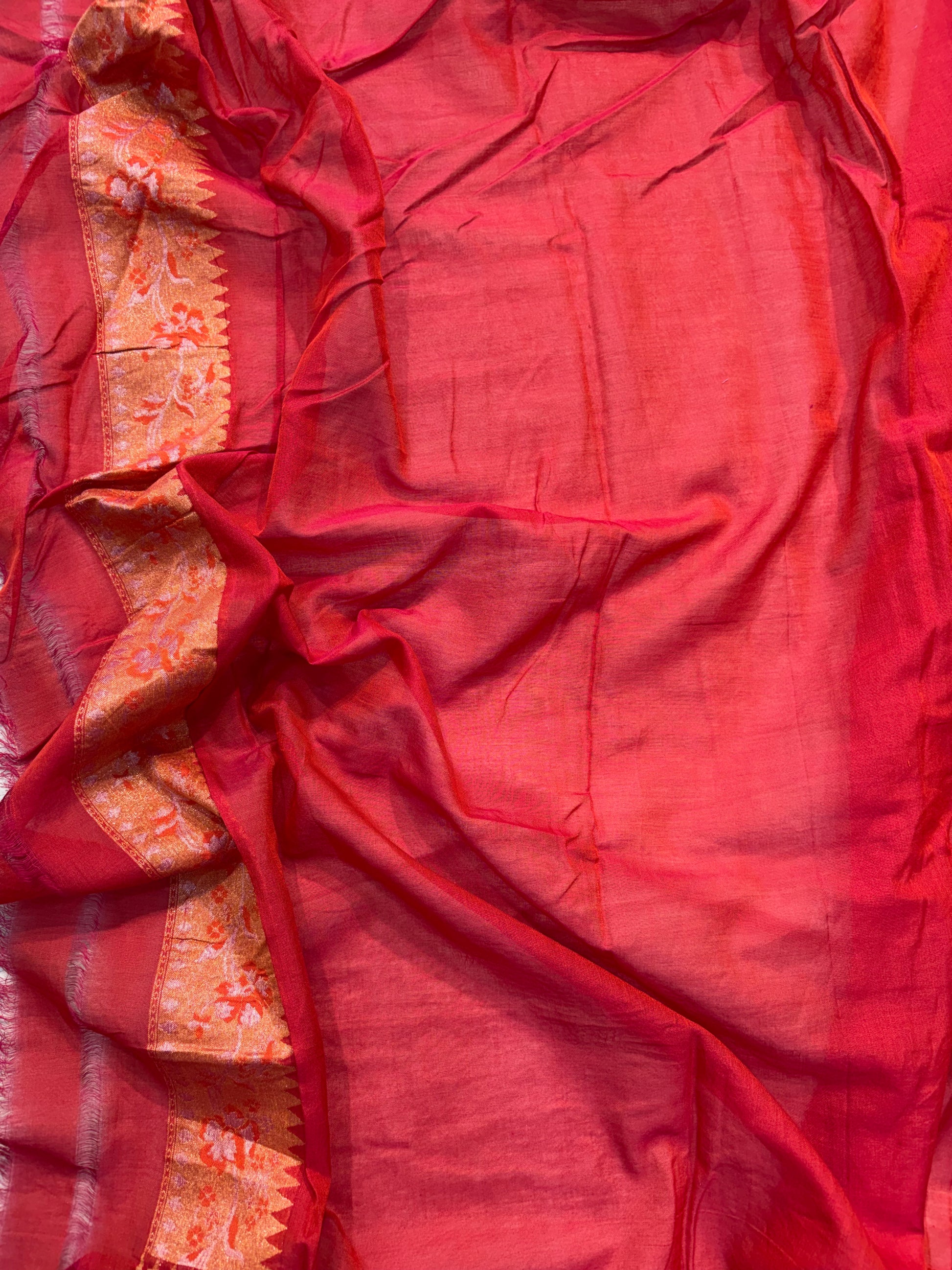 Beautiful pure premium cotton jamdani saree