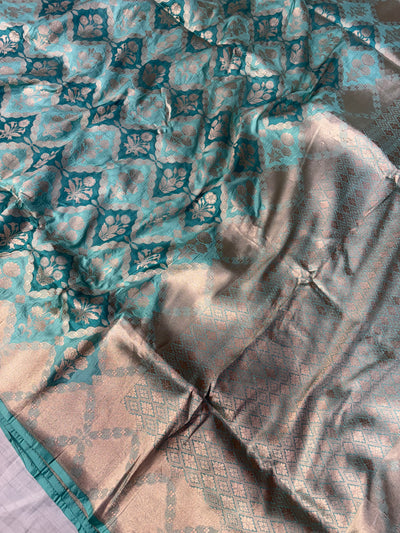 Handwoven pure Katan silk saree