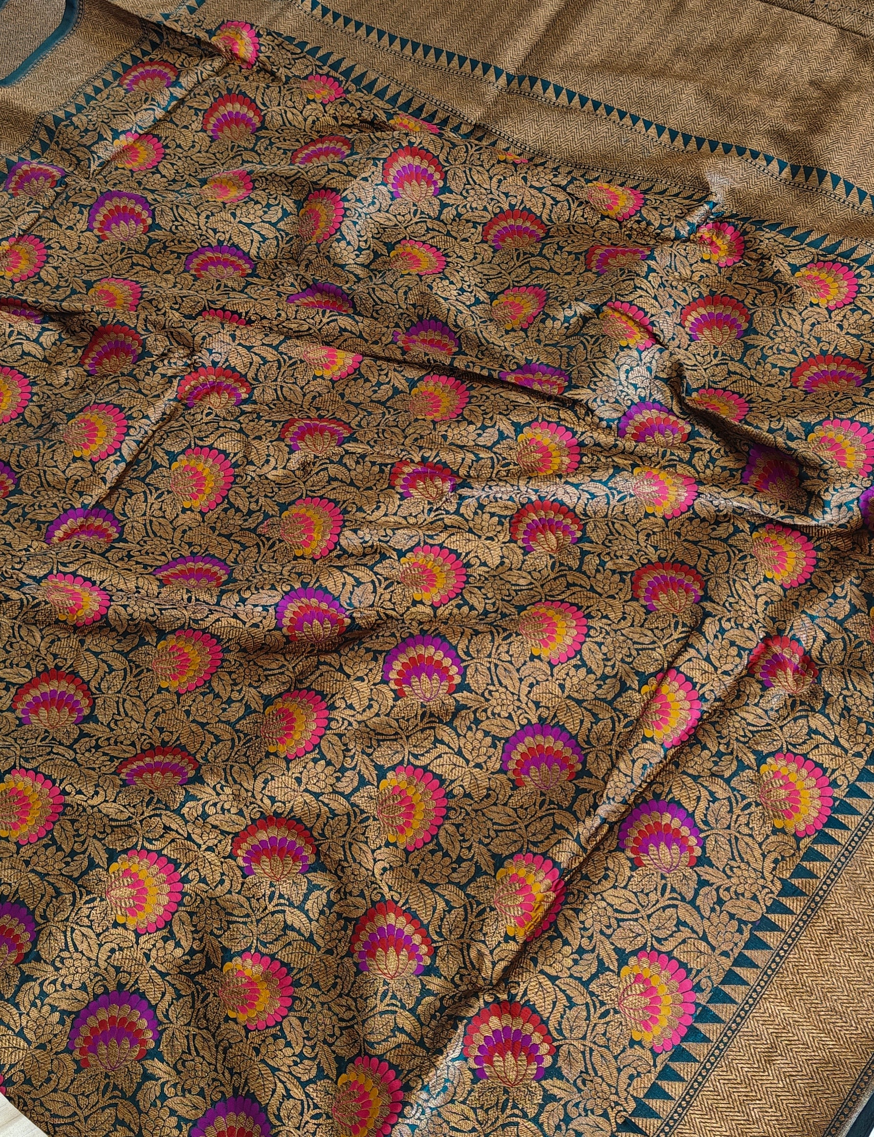 Pure Handloom Katan Silk Saree inspired by Neeta Ambani Mam